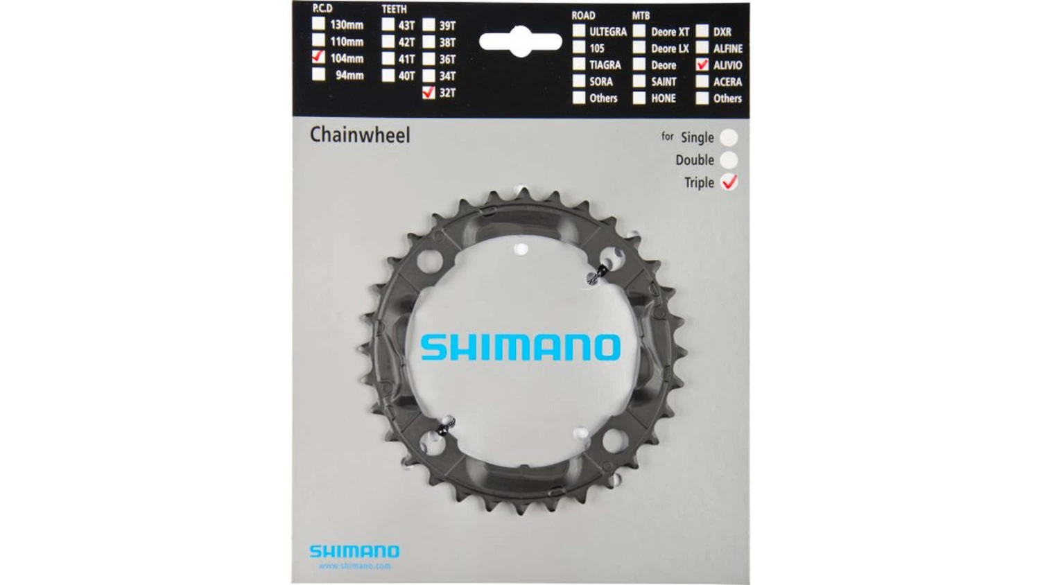 Shimano Alivio FC-M430 Kettenblatt